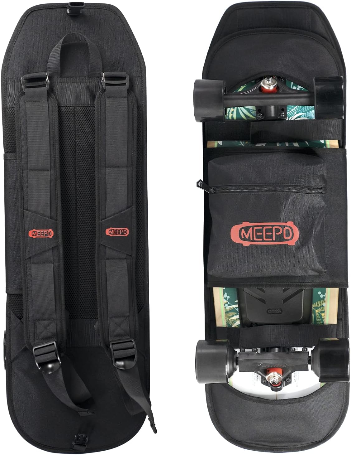 Meepo Mini Skateboard Backpack for Mini2 Mini Dual Electric Skateboard, Black, One Size, SportOutdoor