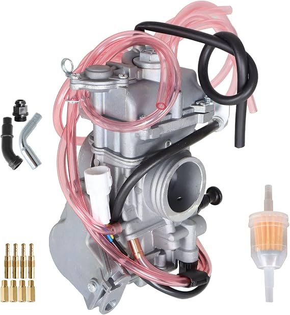 WFLNHB 38mm Carburetor Carb Replacement for Honda CRF250R CRF250X 2004-2013 Replacement for Yamaha YZ250F WR250F WR250FX 2008