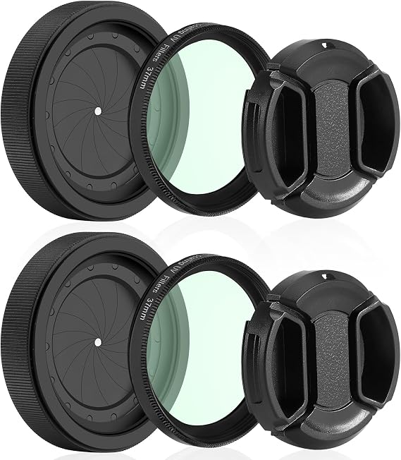 Adjustable Iris Aperture Diaphragm Filter Pack M30 to M37 Iris Aperture Diaphragm Adapter Optical Diaphragm 1.5-26mm Lens Module Adapter Ring PVS-14 PVS 14 (Adjustable Iris Filter Cover Set*2)