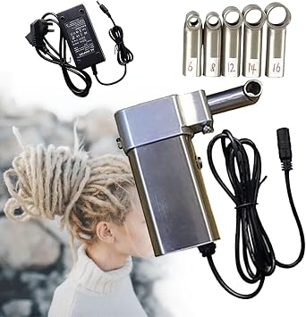 Portable Dreadlocks Maker,Machine for Dreadlocks Electric Dreadlock Machine Kit Portable Dreadlocks Machine Dreadlock Maker Machine Quick,16mm
