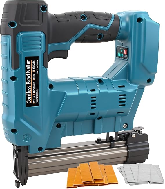 18GA Cordless 2 in 1 Nail/Staple Gun for Mak-ita 18V Battery(Tool Only)