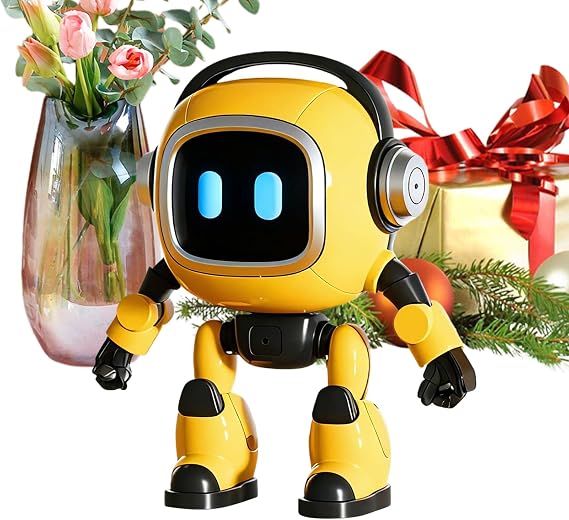AI Robot - Digital Expression Bot, Gesture Response Unit, Adaptive Learning Companion, Creative Robotics Figure | Party Gift for Adults Kids Boys Girls Celebration Gatherings Events