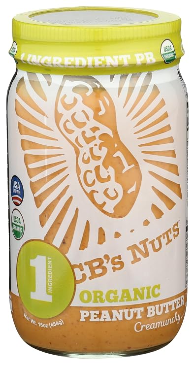 CB's Nuts Organic Creamunchy Peanut Butter, 16 oz
