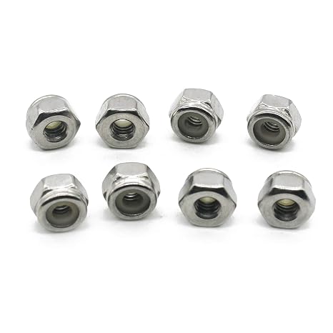 Fullerkreg #4-40 UNC Nylon Insert Lock Nut, 18-8 Stainless Steel