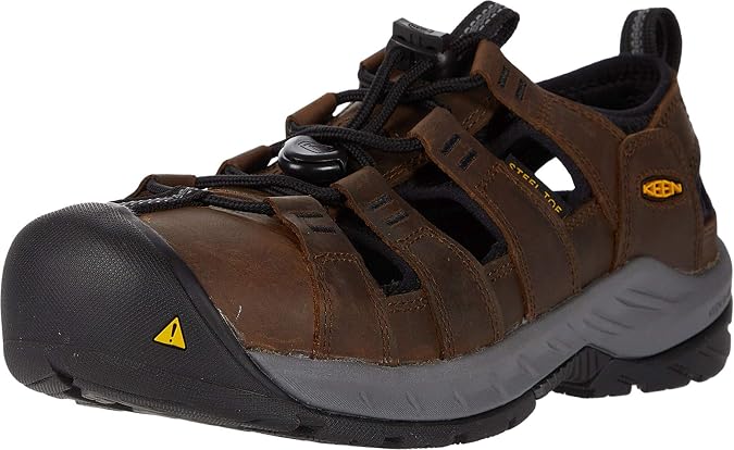 KEEN Utility Men's Atlanta 2 Cooler Plus Low Steel Toe Slip On Non Slip Work Shoe