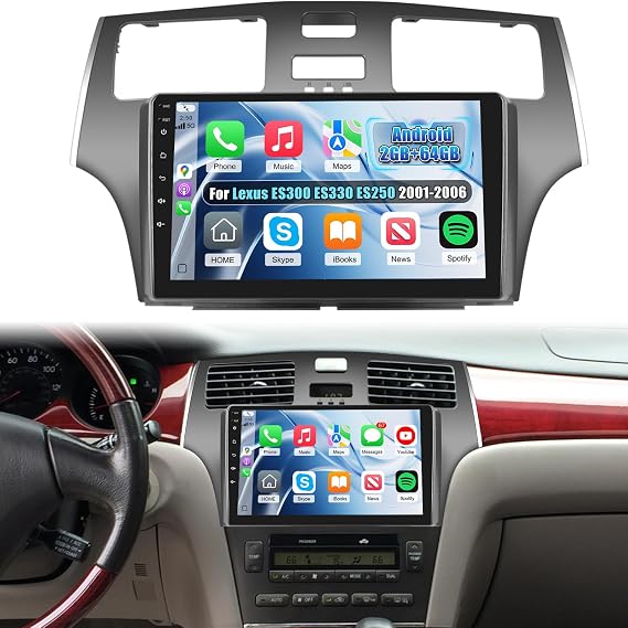 Car Radio for Lexus ES300 ES330 ES250 2001-2006 Carplay and Android Auto