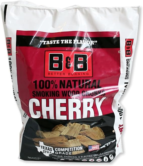 B&B Charcoal Cherry Wood Smoking Chunks 549 cu. in.
