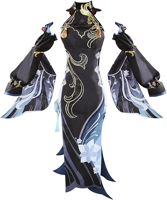NSPSTT Game Cosplay Costumes for Women Shenhe Xingqiu Ganyu Lantern Rite New Outfit Full Set
