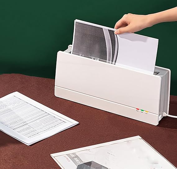 A4 Book Binding Machine, Electric Hot Melt Binding Machine, Automatic Timer Heating, Binding Thickness 22mm (About 240 Pages), Desktop Sheet Binder for Document Invoice Folder