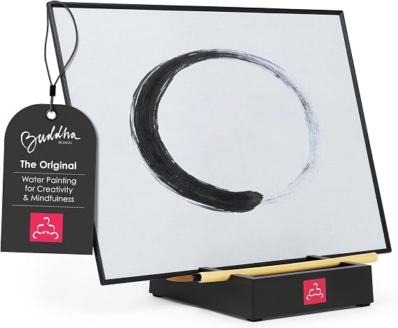 Buddha Board The Original Water Painting Board for Mindfulness & Creativity Unique Gift for Artists, Adults & Kids Mess-Free Zen Art Supplies