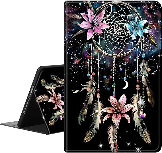 Case for Amazon Fire Max 11 Tablet (13th Generation, 2023 Release) - PU Leather Slim Standing Smart Cover Case with Auto Sleep/Wake-Beautiful Dream Catcher