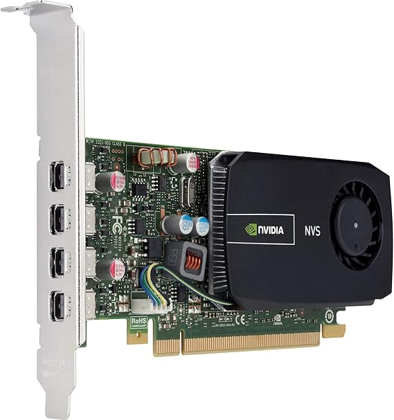 HP C2J98AA NVIDIA NVS 510 - Graphics card - Quadro NVS 510 - 2 GB GDDR3 - PCIe 2.0 x16 low profile - 4 x Mini DisplayPort - for Workstation Z230, Z420, Z620