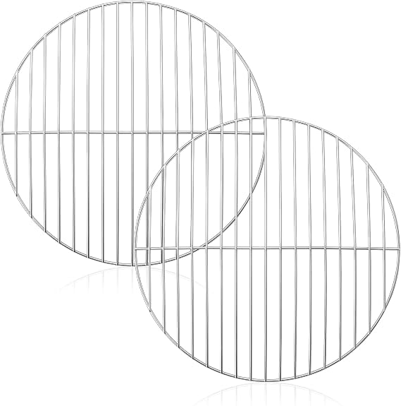 HaSteeL 13.7-Inch Round Cooking Grate Replacement Rack Grilling Grid