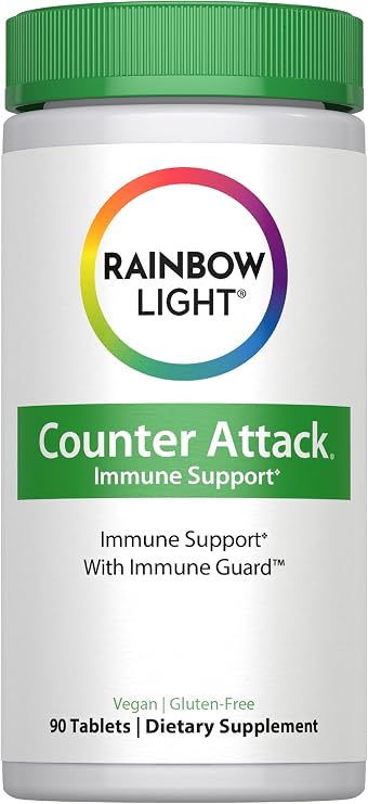 Rainbow Light Counter Attack Immune Defense Support Supplement for Adults
