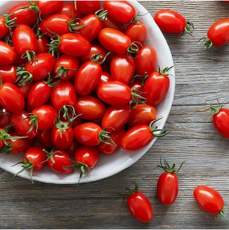 Mini Üzüm Cherry Domates Tohumu 10+ Tohum Saksı ve Balkon İçin