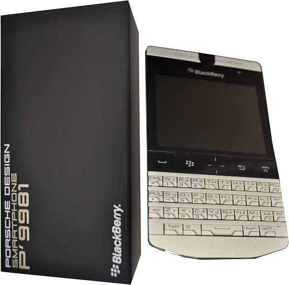 Blackberry Porsche Design P'9981 (QWERTY English + Arabic Keypad) 8GB Factory Unlocked (GSM Only, No CDMA) 3G Smartphone - International Version (Dark Platinum / Silver)