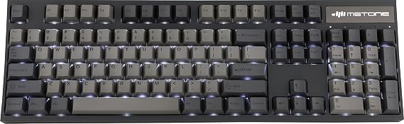 MSTONE Groove F 104 Keys THOCC Noise Cancelling Mechanical Keyboard,Cherry Red MX,Backlighting,Cherry Profile PBT Keycap,Dye Subbed Legends,USB-C Cable,for Windows and Mac User