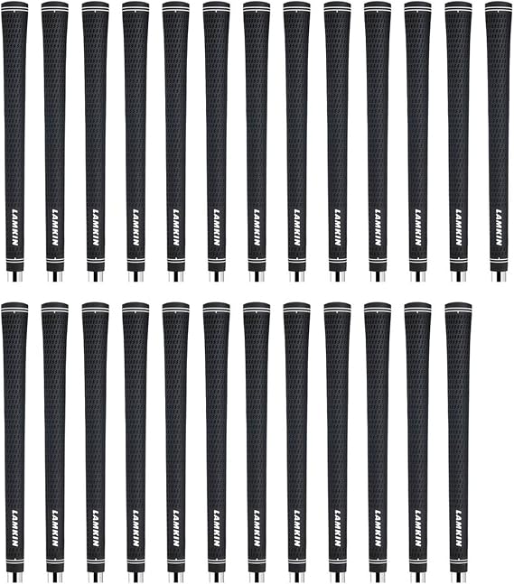 Lamkin Crossline Black Undersize 25 Piece Golf Grip Bundle (