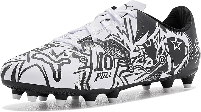 Puma Unisex-Child Tacto Christian Pulisic Firm, Artificial Ground Soccer Cleats