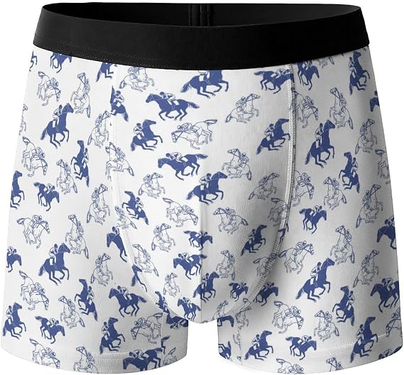 Colorful Neon Boxer Briefs for Men Short Leg Trunks No Riding Up Underwear 3" Comfort Waistband