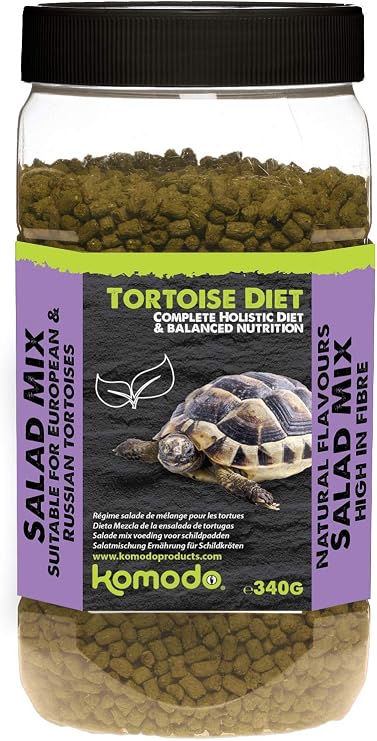 Komodo Complete Holistic Tortoise Diet, Salad Mix 340 g tub, may vary