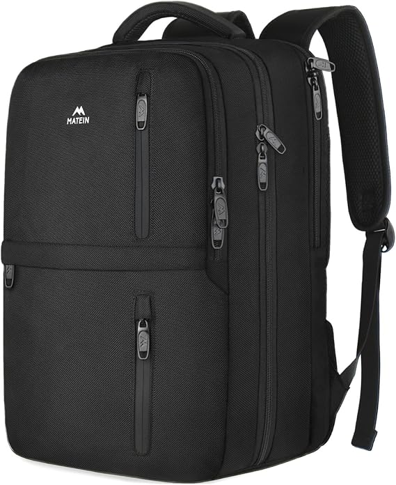 MATEIN Travel Backpack with Shoe Compartment, 40L Travel Backpack Carry On