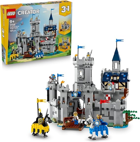 LEGO Creator 3'ü 1 Arada Orta Çağ Atlı Şövalye Kalesi 31168