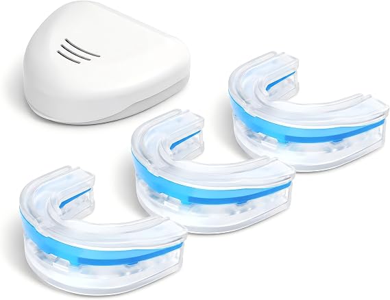 L07 Anti Snoring Mouthpiece, Adjustable Mouth Guard Full Kit for Sleeping