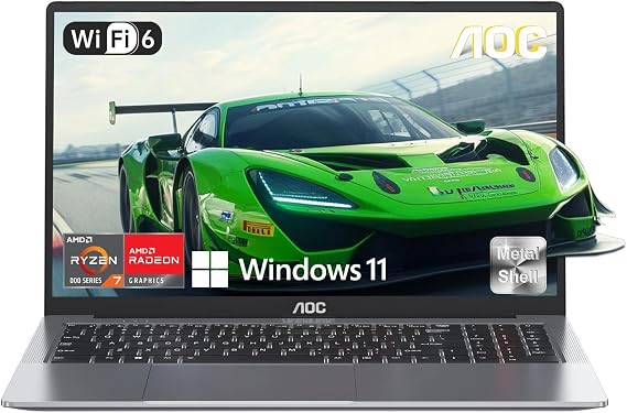 2025 Laptop with AMD Ryzen 7 5700U Processor(8C/16T, Up to 4.3GHz), 16.1 FHD Display Laptop Computer with Backlit Keyboard, 16GB RAM 512GB NVMe SSD, WiFi 6, HDMI, USB3.2, Type-C, 53Wh Battery