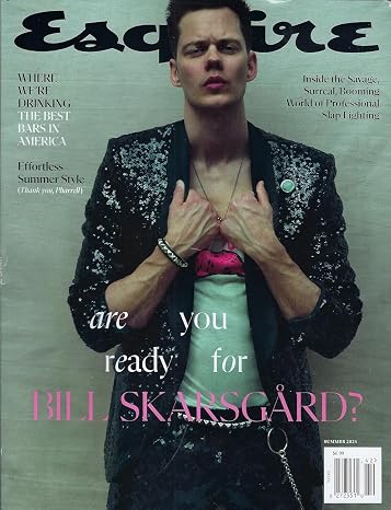 Esquire Magazine (Summer 2024 Issue) Bill Skarsgard