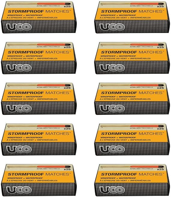 UCO Stormproof, Waterproof & Windproof Match 10-Pack