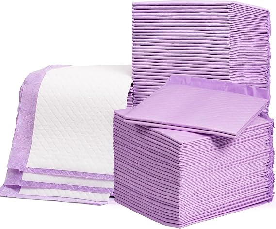 Buyockss 50Pack Disposable Underpads 18 x 24 inch High Absorbency Waterproof Incontinence Bed Pads