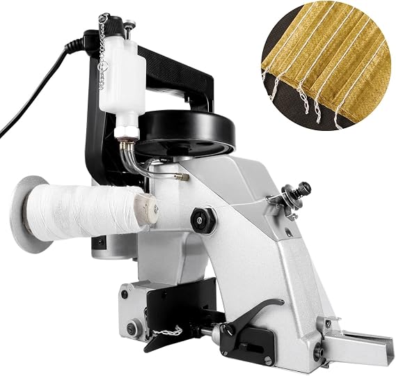 Bag Closing Machine Electric Sewing Bag Closer Machine Automatic Oiling Portable Industrial Closing Seal Sack Sewing for Woven Bag Packing Stitcher