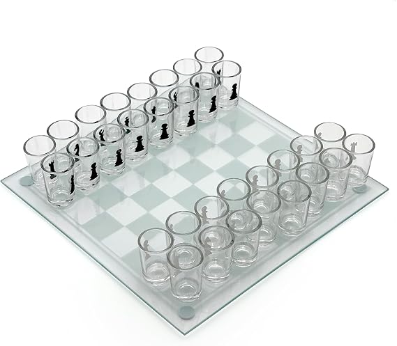 Drinking Shot Glass Chess Set