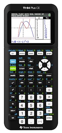 Texas Instruments TI-84 Plus CE Graph Calculator Black Parallel Import