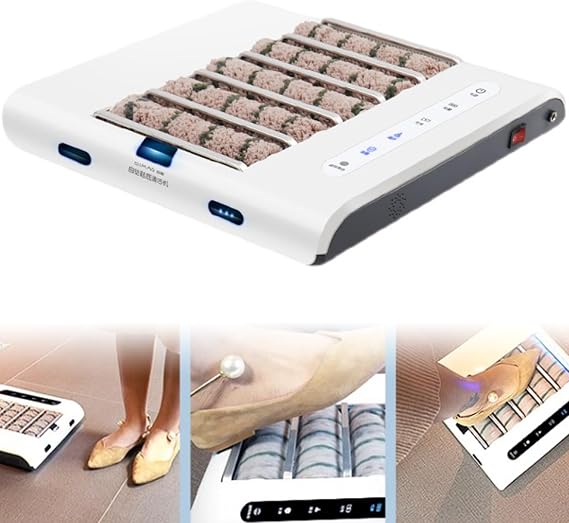 Fully Automatic Sole Cleaning Machine, 260rpm Rechargeable Entrance Shoe Brush Automatic Induction Shoe Polisher Shoe Cleaner Cleaning