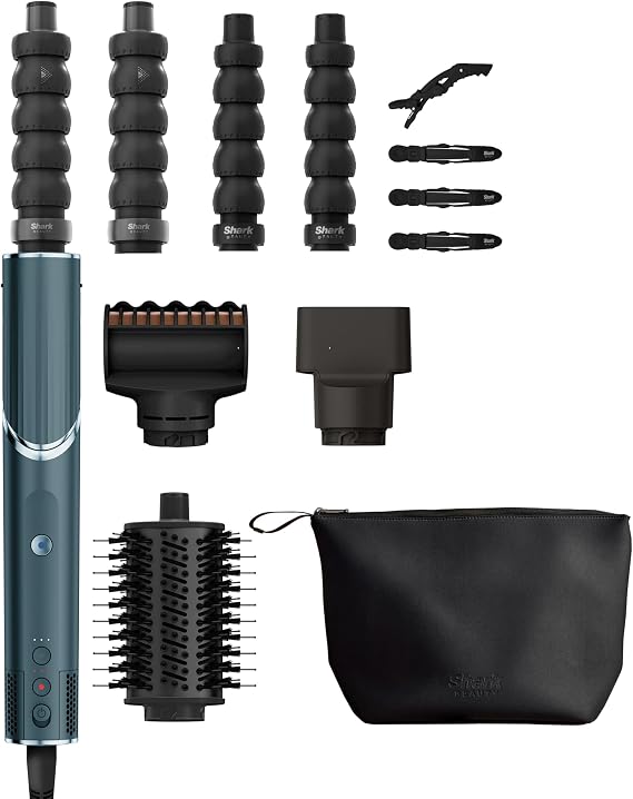 Shark FlexStyle 5-in-1 Air Styler & Hair Dryer, No Heat Damage HD456TLUK