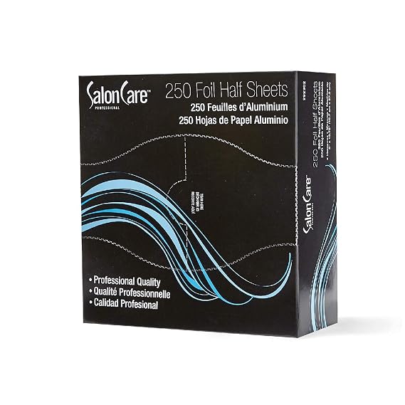 Salon Care Foil Half Sheets 250 Count