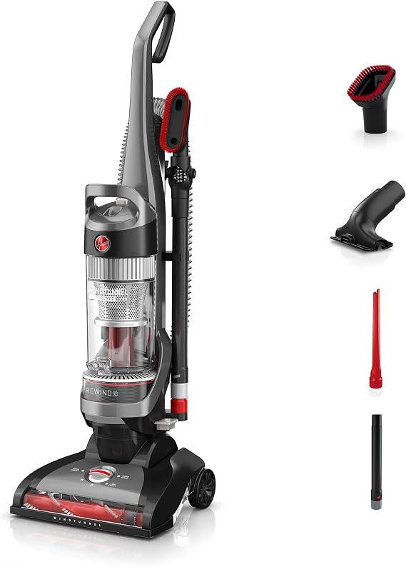 Hoover WindTunnel Cord Rewind Pro Bagless Vacuum Cleaner, Upright