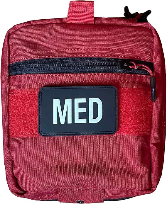 Rescue Essentials Rip-Away Chest Pouch (Empty)(Red)