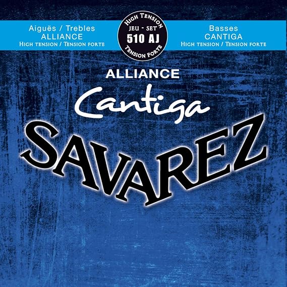 Savarez 510AJ Nylon Classical Guitar Strings, High Tension