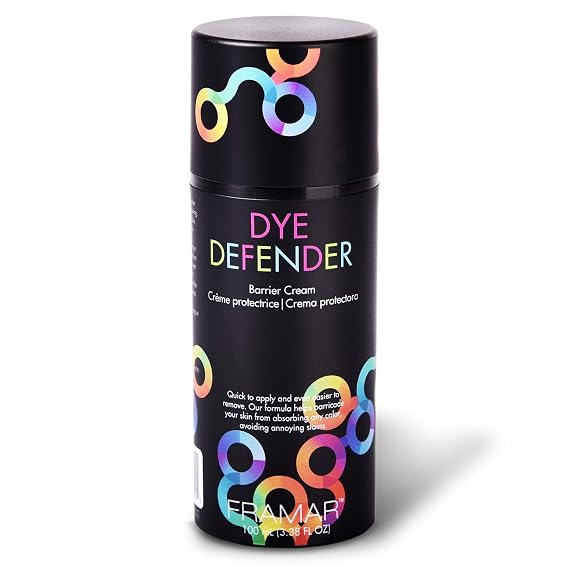 Framar Dye Defender Hair Color Barrier Cream - Hair Color Protector, Color Cream, Stain Barrier Creme, Hair Dye Remover Hairline Protector - 100 ML