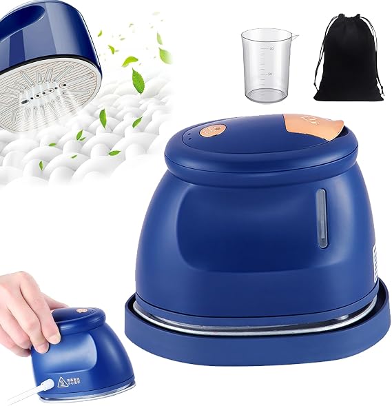 Mini Handheld Garment Steamer, Mini Ironing Machine, Steam Ironing Machine, Household Small Portable Mini Hand-Held Hanging Ironing, Electromechanical Iron Dry And Wet Ironing Artifac (1Pcs)
