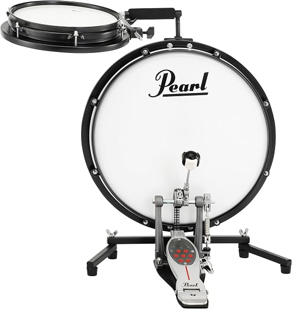 Pearl Drum Set 2-pc. Drum Kit Compact Traveler Cymbals and Hardware Not Included (PCTK1810)