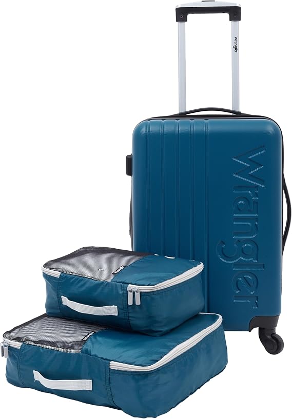 Wrangler Carry-On Luggage Set, Blue