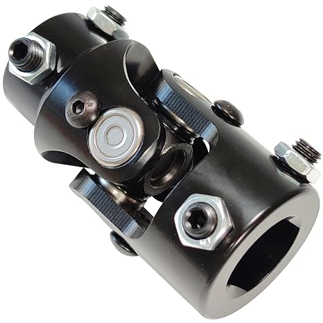 3/4"DD x 1" DD U Joint for Steering Shaft, 3-1/4" Length Double D Universal Single U-Joint with Max Angle 35 Degree