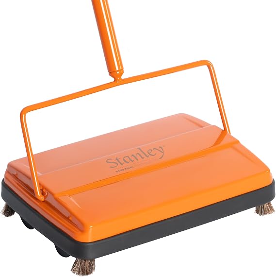 Stanley Electrostatic Carpet & Floor Sweeper - Deep Orange