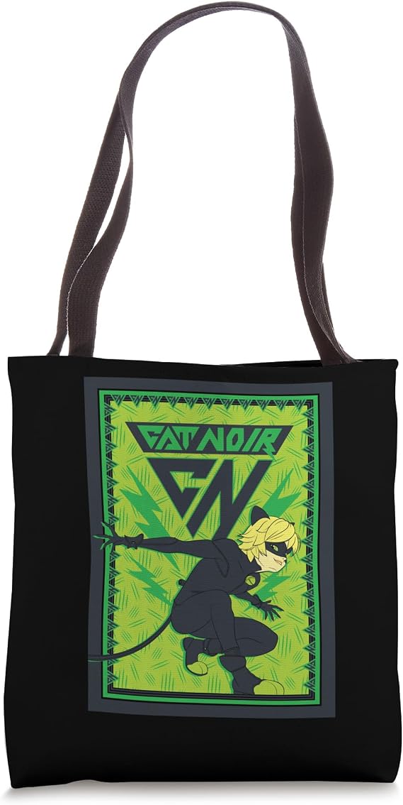 Miraculous Ladybug Glam Rock Cat Noir Tote Bag