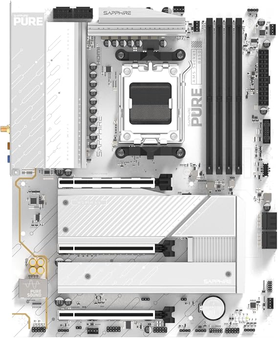 Sapphire Anakart Amd Am5 Atx Pure B850a Wifi7 52123-11-40g