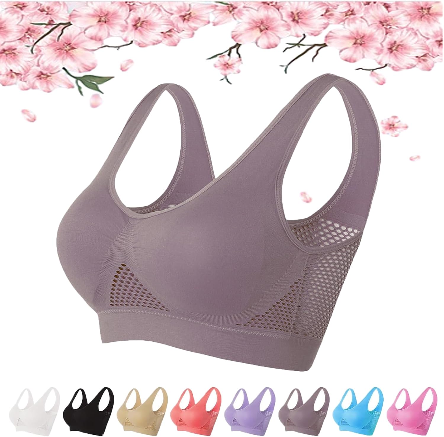 StatisticaltKulken Bra, Breathable Anti-Sagging Breasts Bra, Anti Sagging Push up Bra for Women, Wireless Comfort Bra